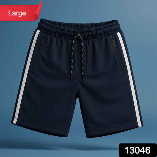 Boxer Shorts With Elastic Waist  Drawcord - (1 Pc  Large)